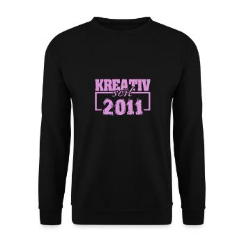 Kreativ 2011 - Unisex Pullover - Schwarz - Vorne - Alina (178cm) & Michal (187cm)