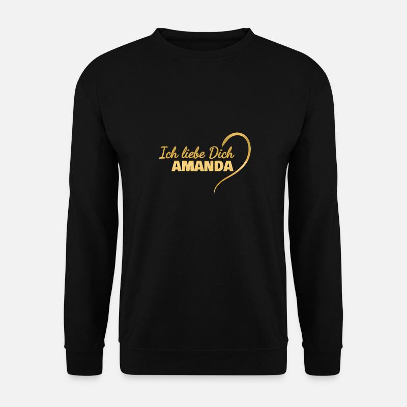 Amanda - Unisex Sweatshirt - black