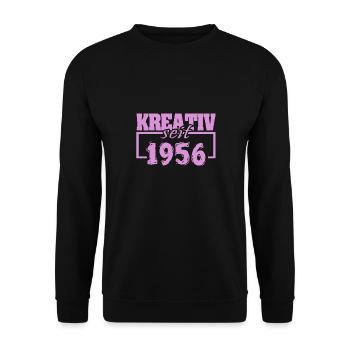 Artists 1956 - Unisex Sweatshirt - black - Front - Alina (178cm) & Michal (187cm)