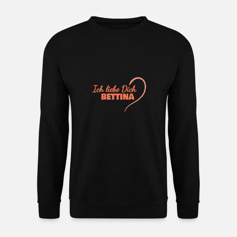 LiebeDich Bettina - Unisex Pullover - Schwarz