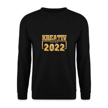 Web Designer 2022 - Unisex Sweatshirt - black - Front - Alina (178cm) & Michal (187cm)