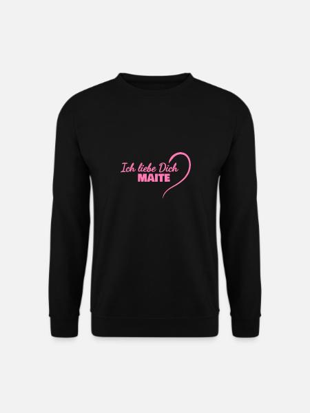 LoveYou, Maite - Unisex Sweatshirt - black