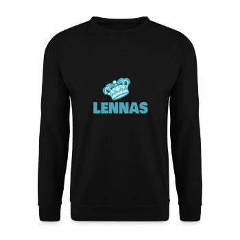 Lennas - Sweat-shirt Unisexe - noir - Devant - Alina (178cm) & Michal (187cm)