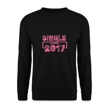 Single 2017 - Unisex Pullover - Schwarz - Vorne - Alina (178cm) & Michal (187cm)