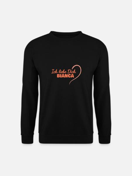 Love you Bianca - Unisex Sweatshirt - black