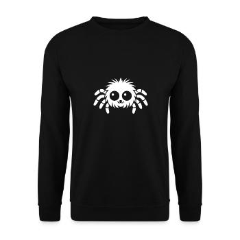 spider - Unisex Sweatshirt - black - Front - Alina (178cm) & Michal (187cm)