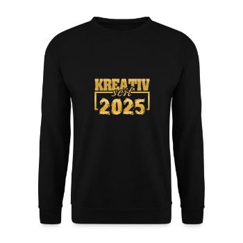 Concepteur de sites Web 2025 - Sweat-shirt Unisexe - noir - Devant - Alina (178cm) & Michal (187cm)