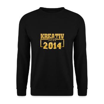 Art 2014 - Sweat-shirt Unisexe - noir - Devant - Alina (178cm) & Michal (187cm)