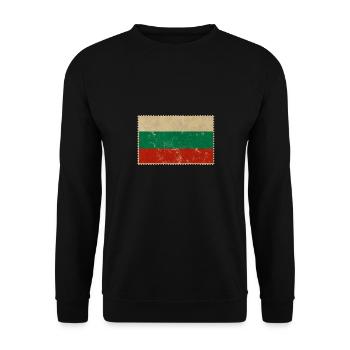 Bulgarien - Unisex Pullover - Schwarz - Vorne - Alina (178cm) & Michal (187cm)