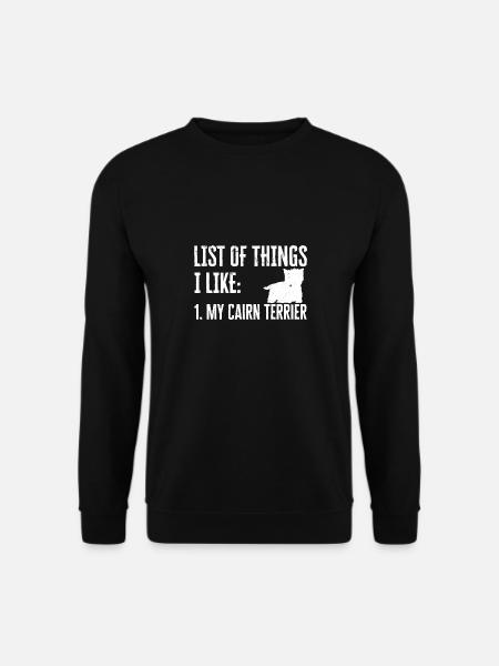 Cairn Terrier Chien - Sweat-shirt Unisexe - noir