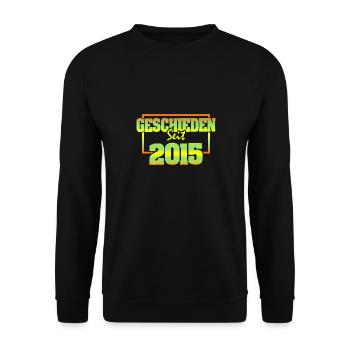 Jahr 2015 - Unisex Pullover - Schwarz - Vorne - Alina (178cm) & Michal (187cm)