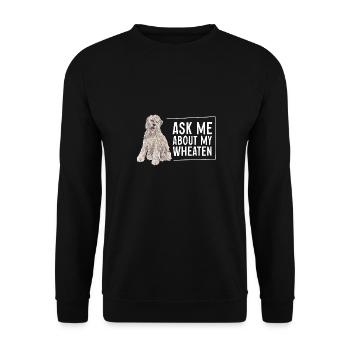 Terrier irlandais à enrobage doux - Sweat-shirt Unisexe - noir - Devant - Alina (178cm) & Michal (187cm)