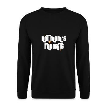 Not Mom's Favorite Child Son Daughter Sibling - Unisex Sweatshirt - black - Front - Alina (178cm) & Michal (187cm)
