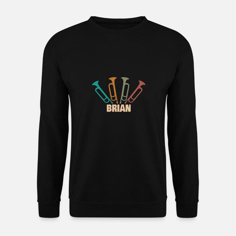 Vorname Brian - Unisex Pullover - Schwarz