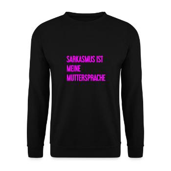 Sarcasme Pro - Sweat-shirt Unisexe - noir - Devant - Alina (178cm) & Michal (187cm)