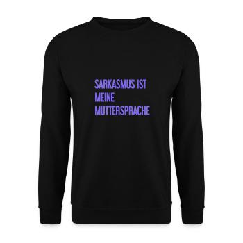 Sarcasme Pro - Sweat-shirt Unisexe - noir - Devant - Alina (178cm) & Michal (187cm)