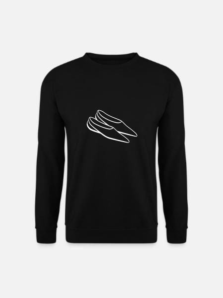 Slippers Humor - Unisex Sweatshirt - black