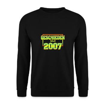 2007 - Unisex Sweatshirt - black - Front - Alina (178cm) & Michal (187cm)