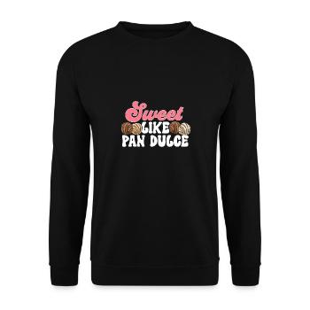 Concha Hispanic Mexikanisch Pan Dulce - Unisex Pullover - Schwarz - Vorne - Alina (178cm) & Michal (187cm)