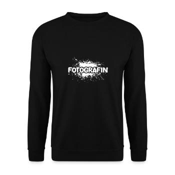 Photographer as a job - Unisex Sweatshirt - black - Front - Alina (178cm) & Michal (187cm)