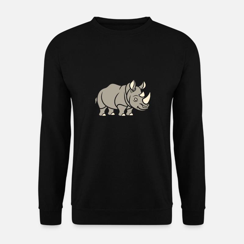 Nashorn - Unisex Pullover - Schwarz