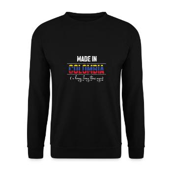 Colombia - Unisex Sweatshirt - black - Front - Alina (178cm) & Michal (187cm)