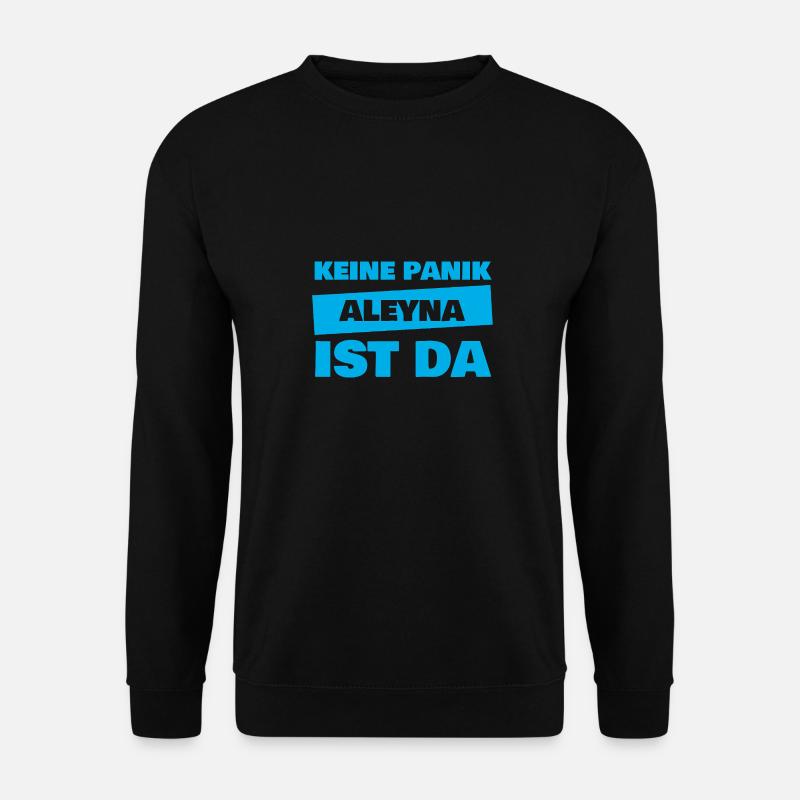 First name Aleyna - Unisex Sweatshirt - black