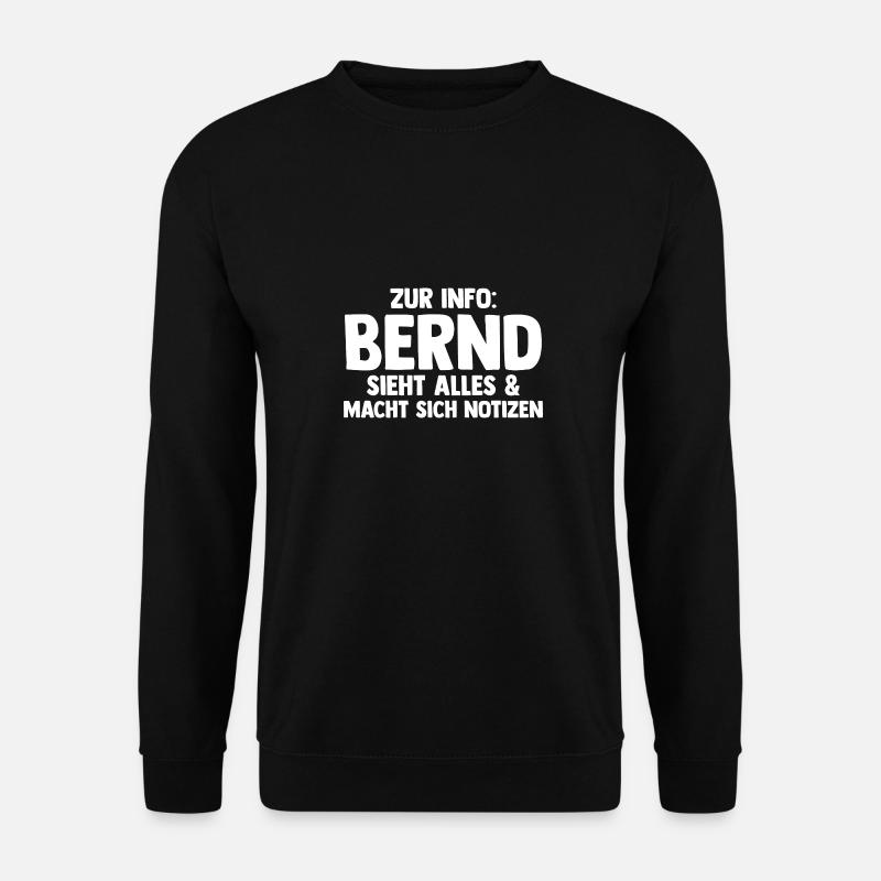 Bernd - Unisex Sweatshirt - black