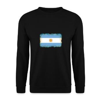 Argentinien - Unisex Pullover - Schwarz - Vorne - Alina (178cm) & Michal (187cm)
