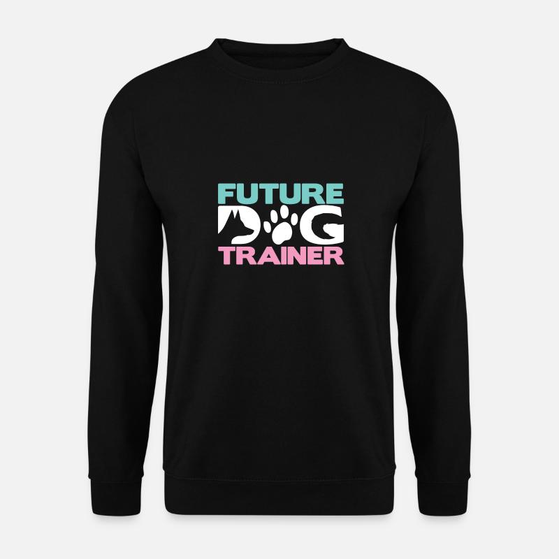 Hundetrainer Hundetraining Hund - Unisex Pullover - Schwarz