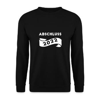 Abschluss 2022 Schulabschluss Motiv 2022 Schule - Unisex Pullover - Schwarz - Vorne - Alina (178cm) & Michal (187cm)