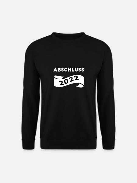 Abschluss 2022 Schulabschluss Motiv 2022 Schule - Unisex Pullover - Schwarz