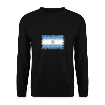 Argentinien - Unisex Pullover - Schwarz - Vorne - Alina (178cm) & Michal (187cm)