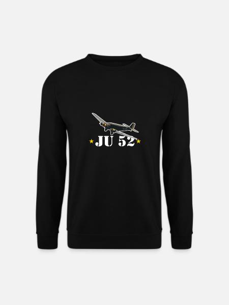 JU 52- Aunt JU - Unisex Pullover - Schwarz