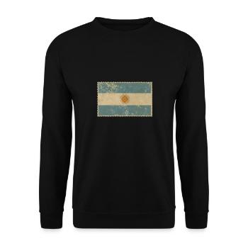Argentinien - Unisex Pullover - Schwarz - Vorne - Alina (178cm) & Michal (187cm)