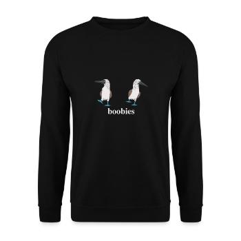 Blue-footed Booby Seabird Blue-footed Booby Seabird - Unisex Sweatshirt - black - Front - Alina (178cm) & Michal (187cm)