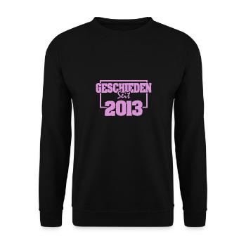 Geschieden 2013 - Unisex Pullover - Schwarz - Vorne - Alina (178cm) & Michal (187cm)