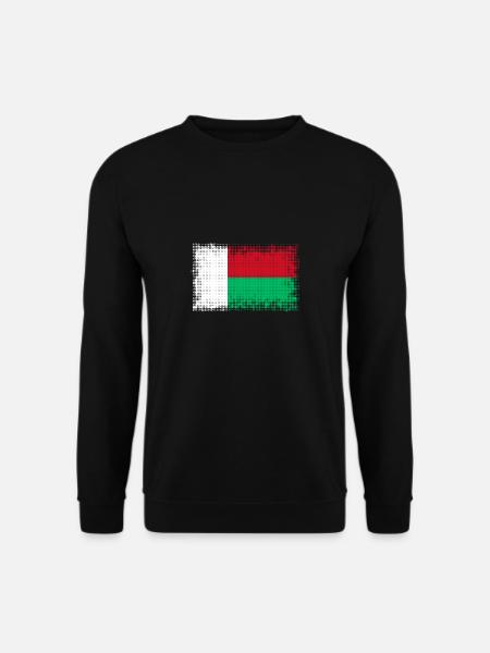 Flag of Madagascar - Unisex Sweatshirt - black