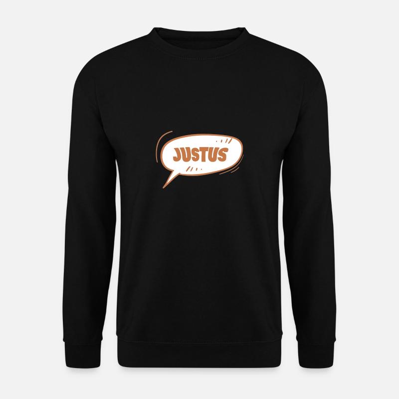 Justus Justus - Unisex Pullover - Schwarz
