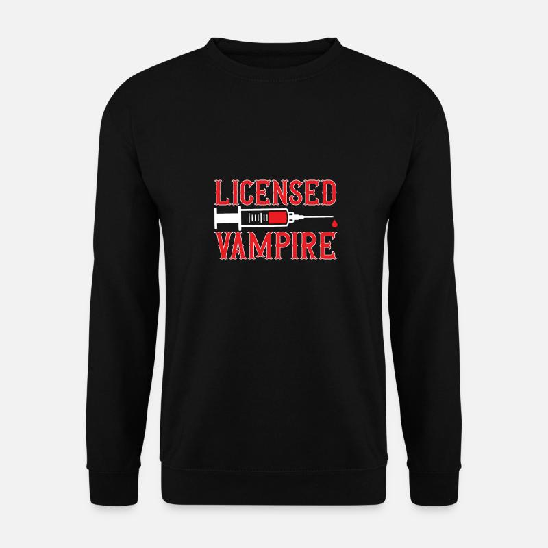 Phlébotomie Prise de sang Infirmière - Sweat-shirt Unisexe - noir
