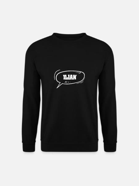 First name Ilian - Unisex Sweatshirt - black