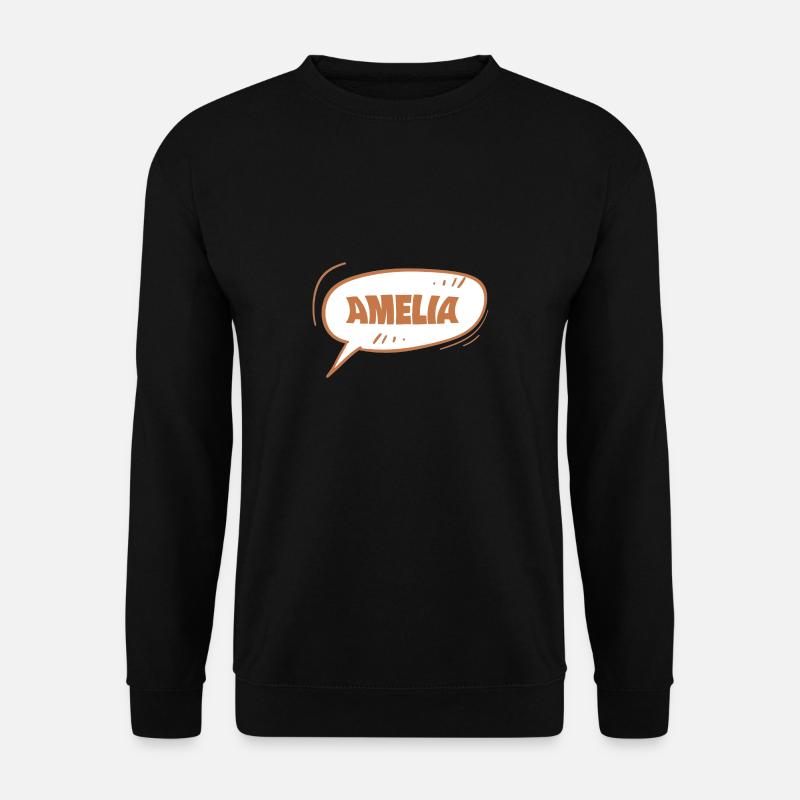 Amelia Amelia - Unisex Pullover - Schwarz