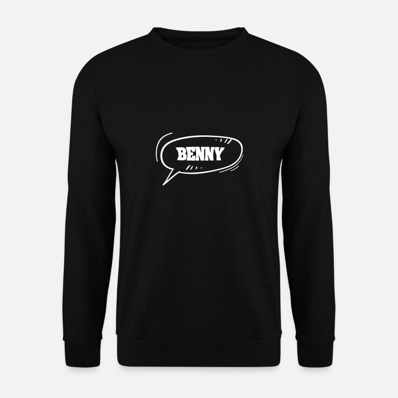 First name Benny - Unisex Sweatshirt - black