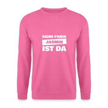 Vorname Jasmin - Unisex Pullover - Pink - Vorne