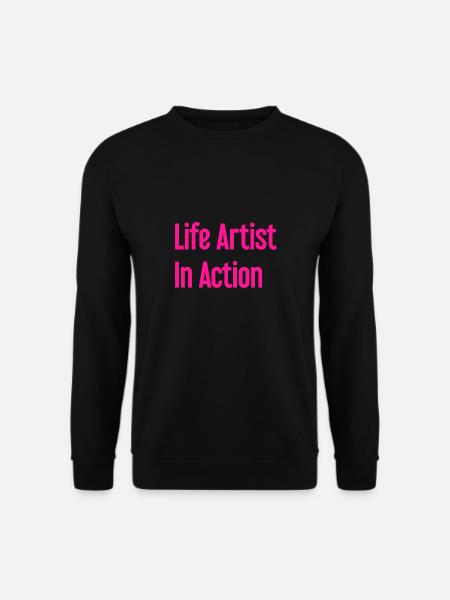 Artists of life in action - Unisex Sweatshirt - black