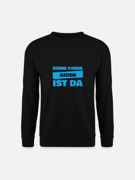 Aiden as a given name - Unisex Sweatshirt - black