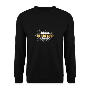 Superviseur d’emploi - Sweat-shirt Unisexe - noir - Devant - Alina (178cm) & Michal (187cm)
