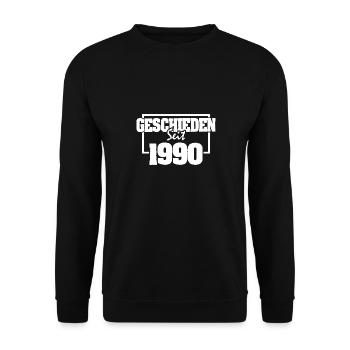 Proverbs 1990 - Unisex Sweatshirt - black - Front - Alina (178cm) & Michal (187cm)