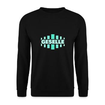 Geselle - Unisex Pullover - Schwarz - Vorne - Alina (178cm) & Michal (187cm)