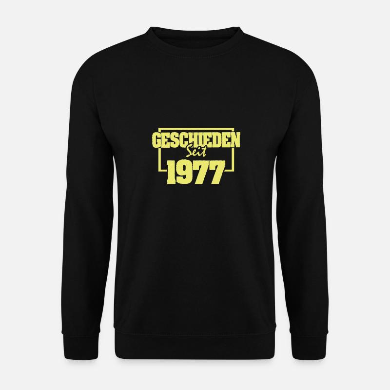 Divorced 1977 - Unisex Sweatshirt - black